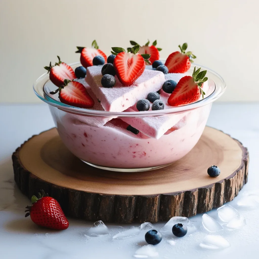 Frozen Strawberry Yogurt Bark