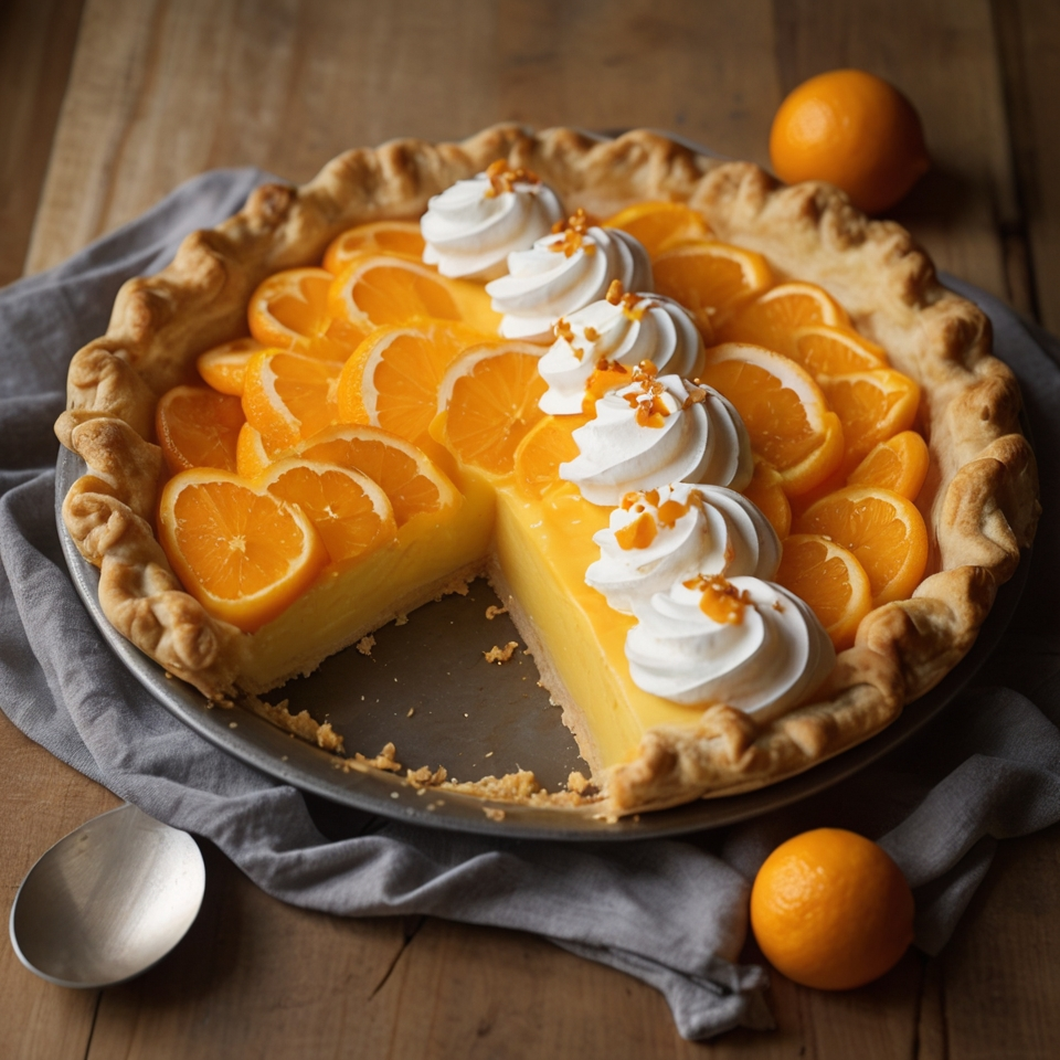 Easy Orange Cream Pie