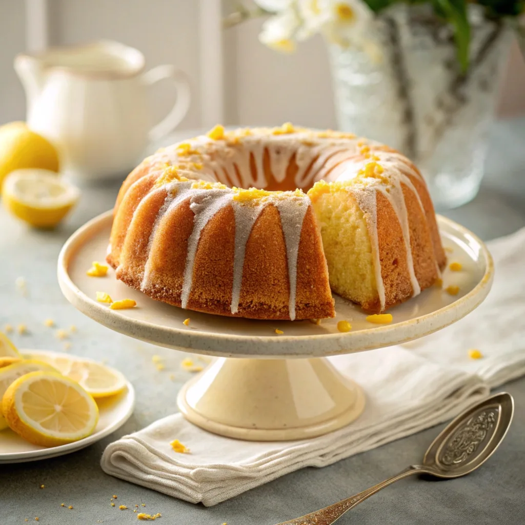 easy quick recipe Lemon Drizzle Bundt Cake