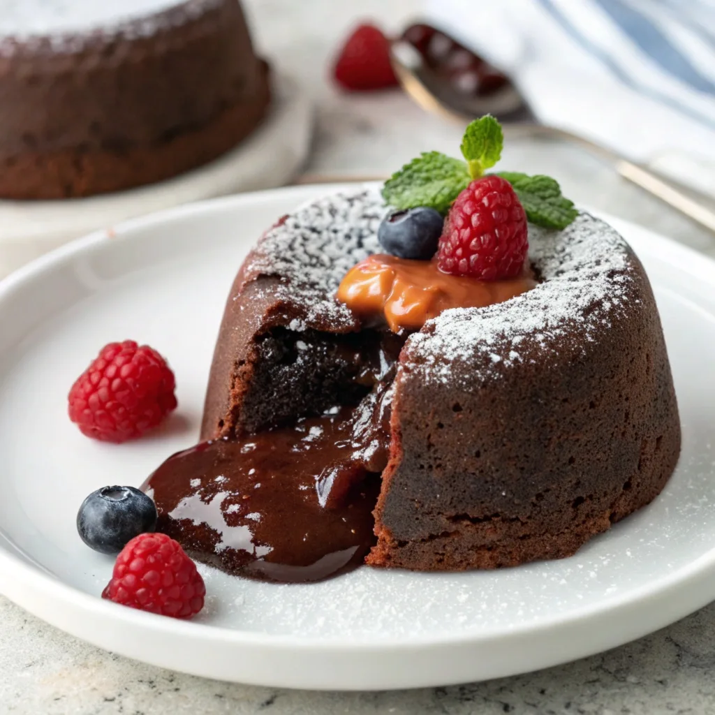 5-Ingredient Chocolate Lava Cake