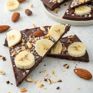 Frozen Chocolate Banana Bark