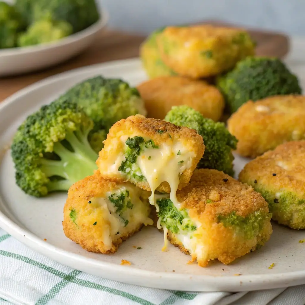 Cheesy Broccoli Nuggets – Kid-Friendly Veggie-Packed Bites - Easy Quick Recipe - Easy Quick Recipe